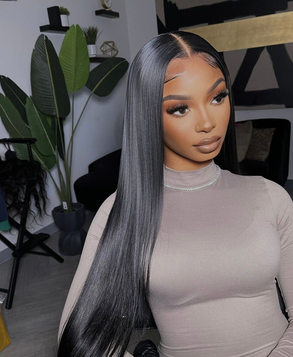 Bengali Silky Straight Frontal Wig